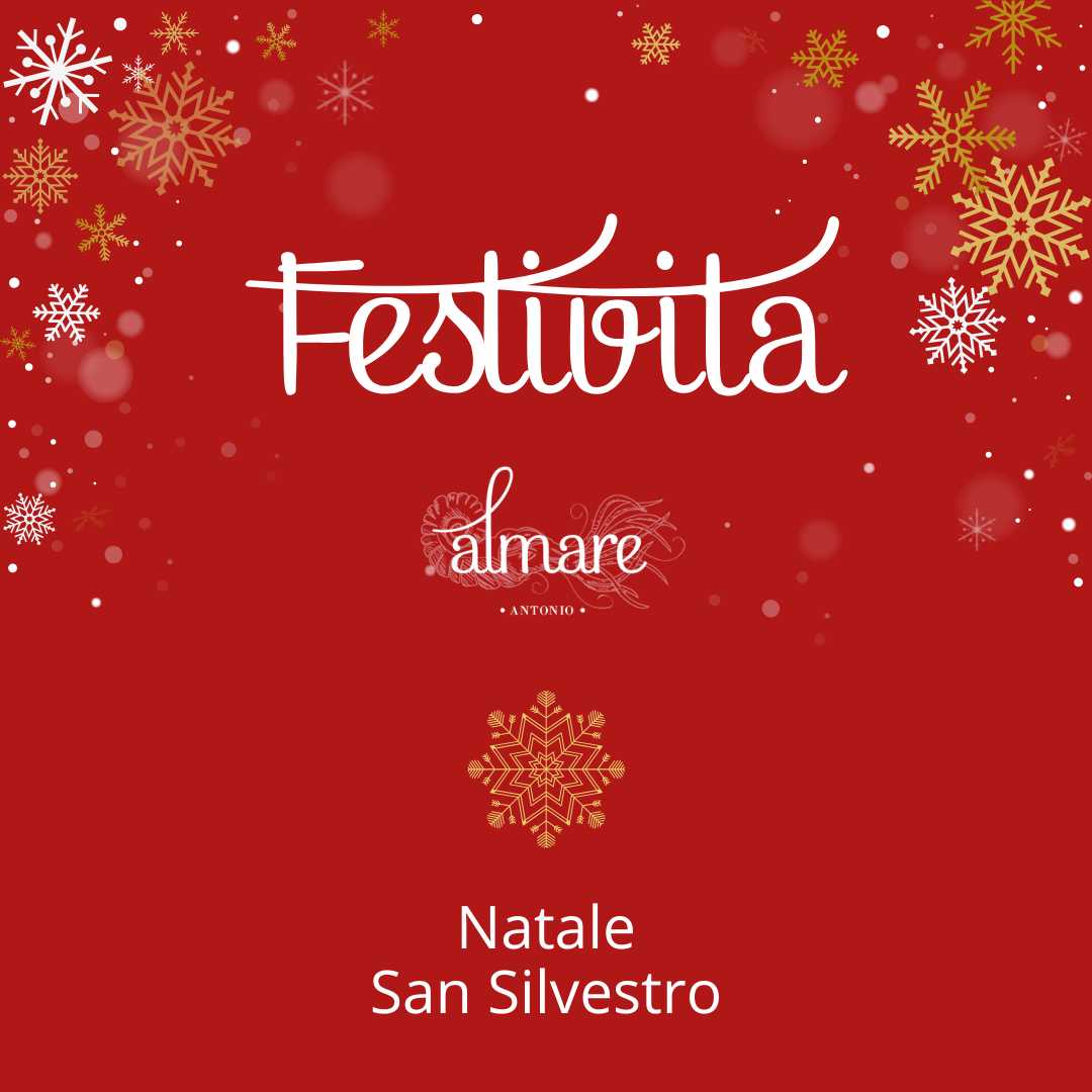 Menu di Natale e San Silvestro. AlMare Fano.